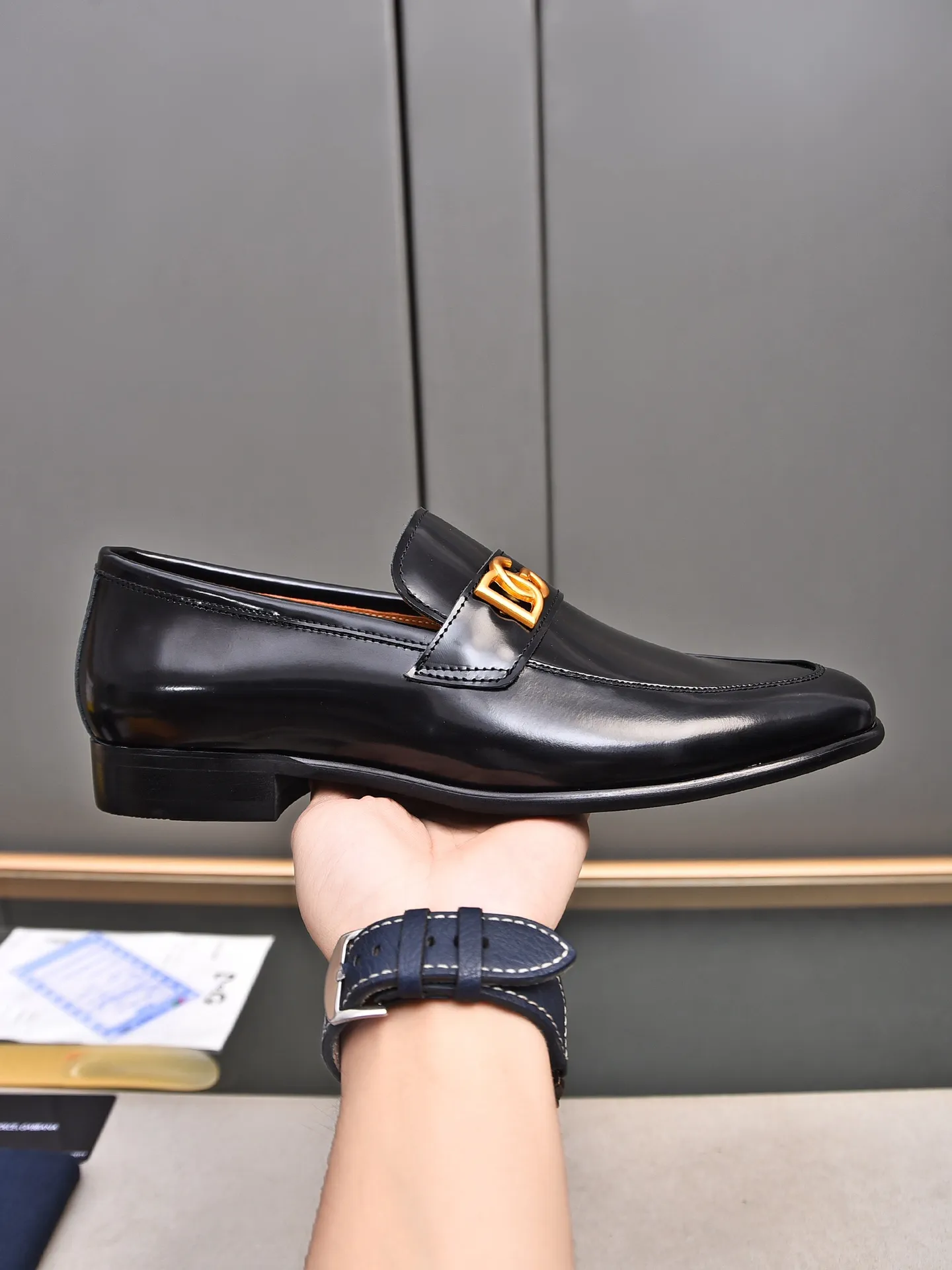 👍👍Men's shoes💰480 **Boutique recommendation**DG**The latest business formal leather shoes, official website synchronization, top version on the market, purely handmade. Fabric: imported calfskin with water-dyed cow lining 38, 39, 40, 41, 42, 43, 44 (customized at 45